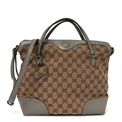 Gucci Monogram Medium Bree Foldover Tote Beige 1 of 10