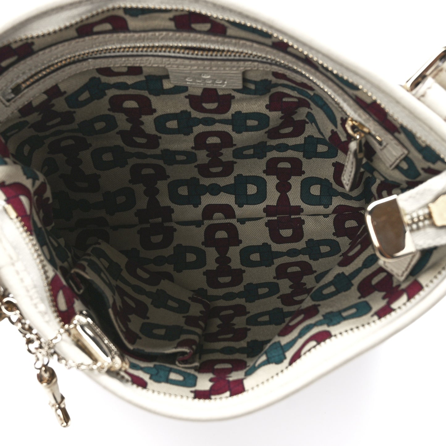 Monogram Web Jolicoeur Charms Messenger White