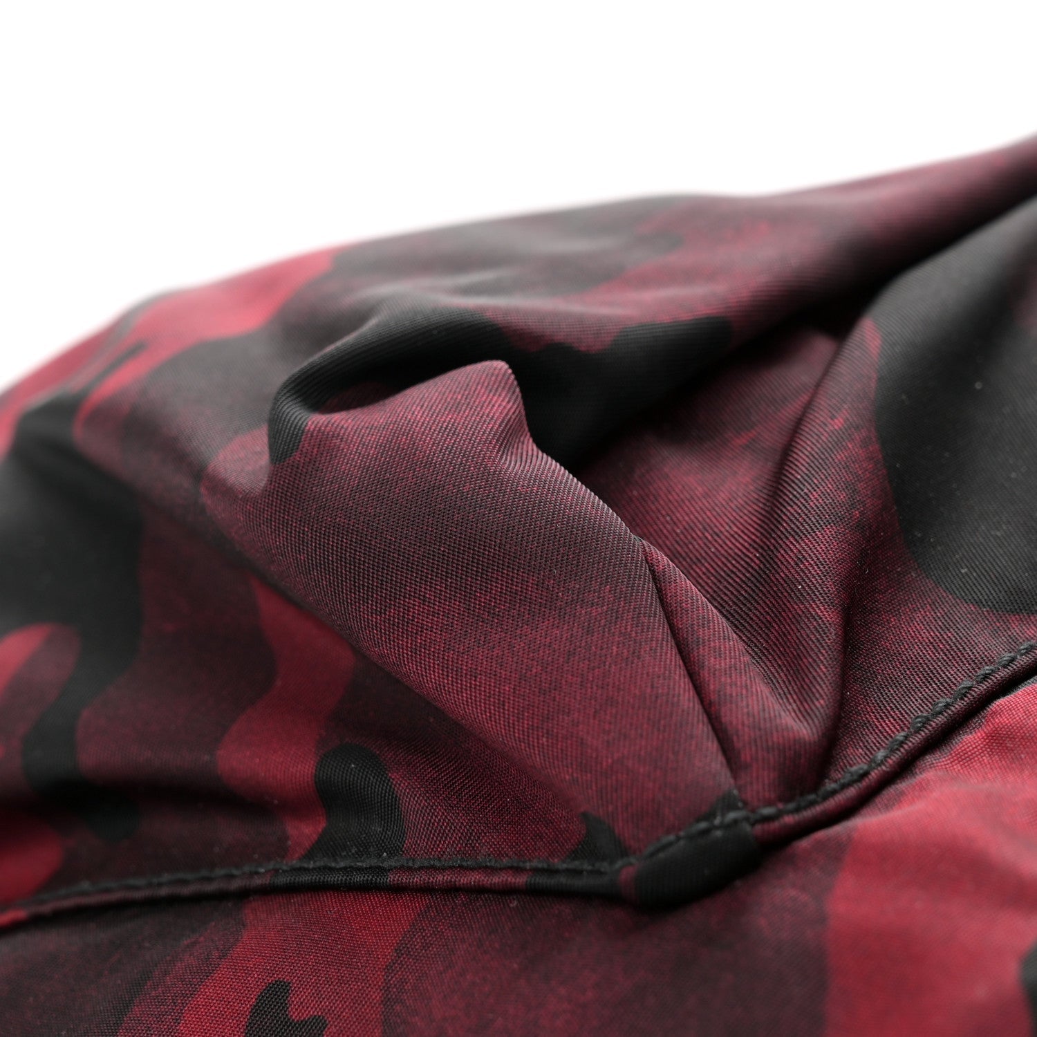 Prada Tessuto Nylon Camouflage Print Drawstring Backpack Bordeaux 11 of 11