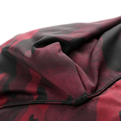 Prada Tessuto Nylon Camouflage Print Drawstring Backpack Bordeaux 11 of 11