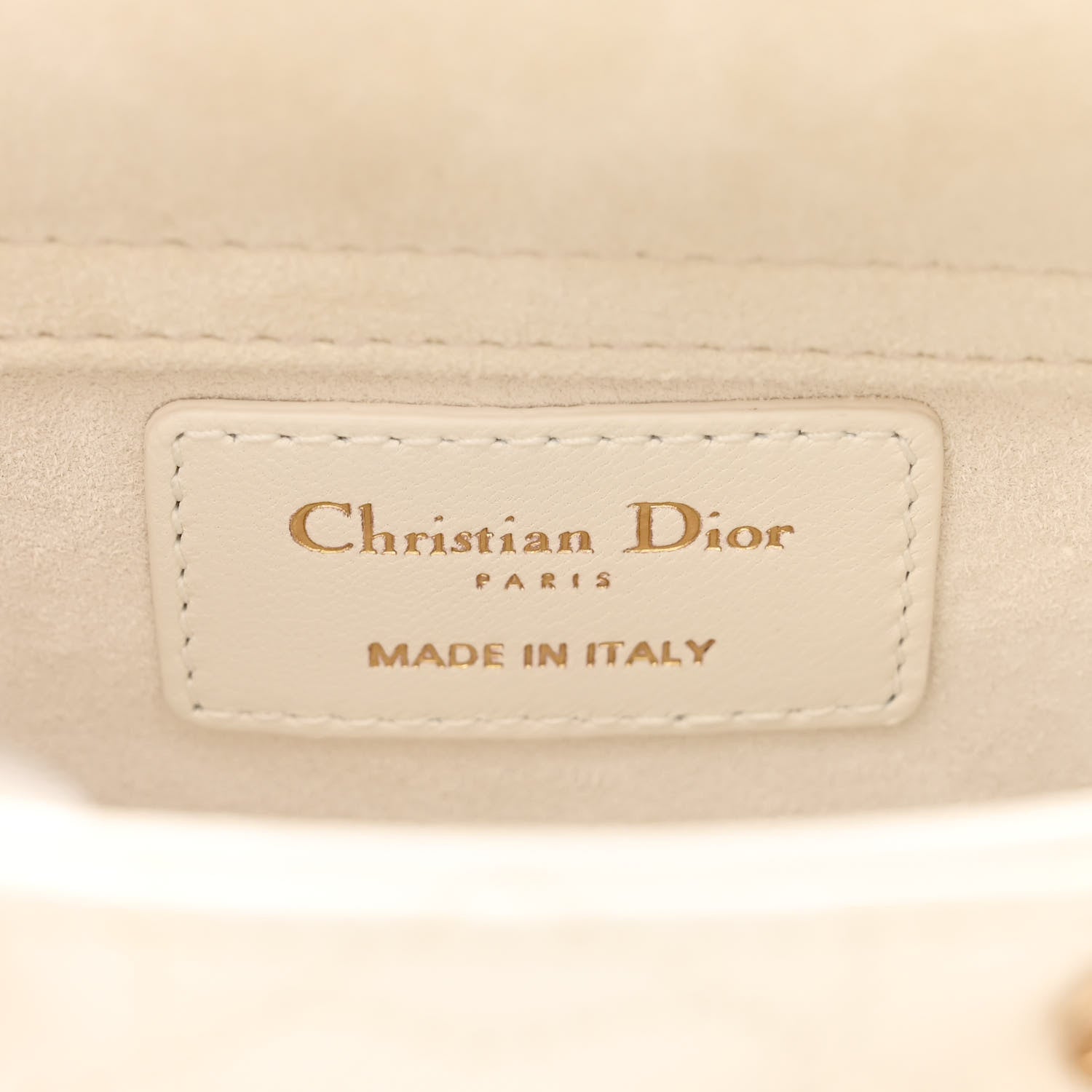 Christian Dior Lambskin Cannage Dioramour Micro Lady D-Joy Latte 6 of 11