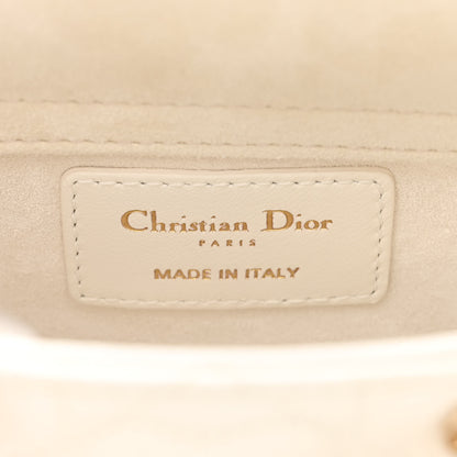 Christian Dior Lambskin Cannage Dioramour Micro Lady D-Joy Latte 6 of 11
