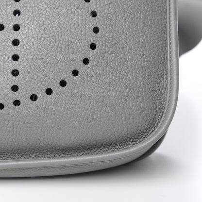 Hermes Taurillon Clemence Evelyne III PM Gris Mouette 13 of 17