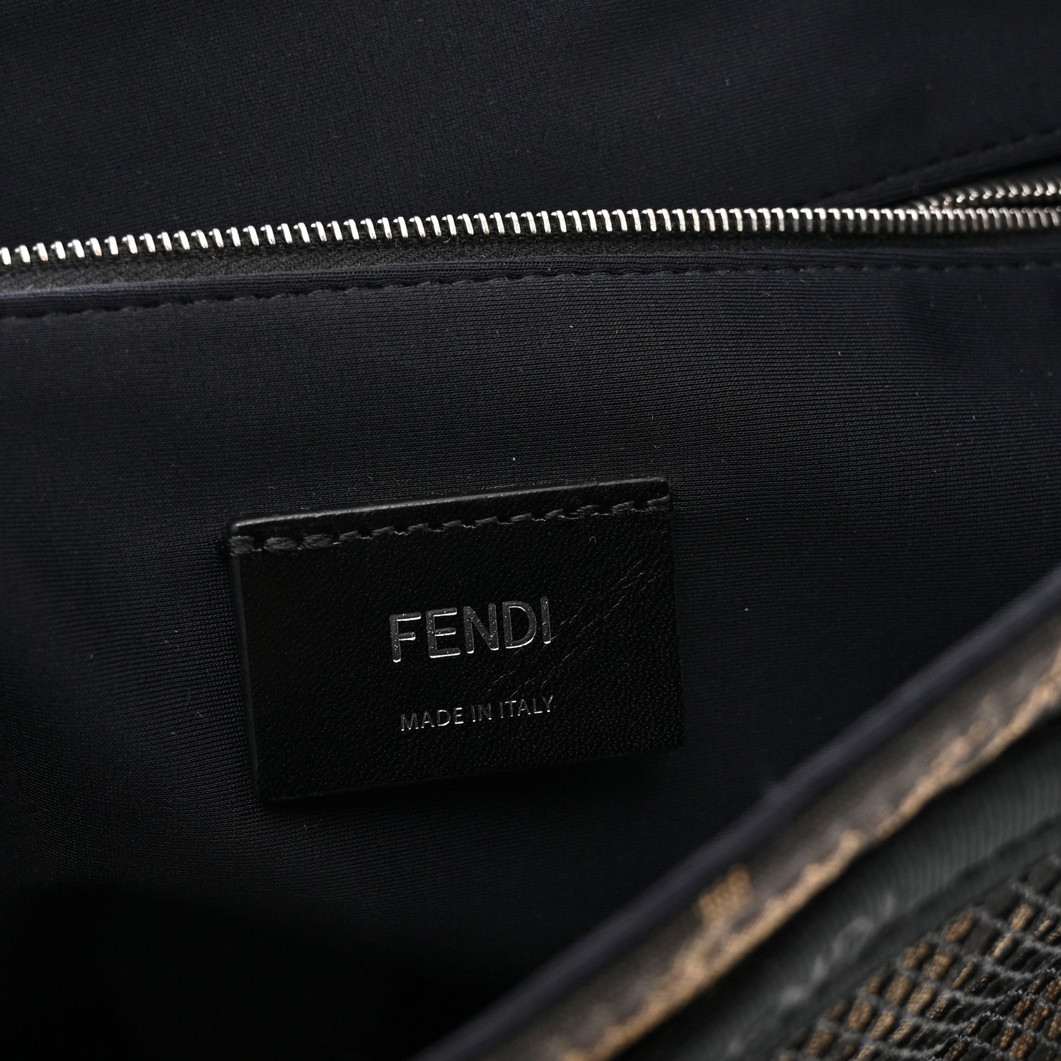 Fendi X SARAH COLEMAN Fabric Jacquard Vitello Grace FF Vertigo