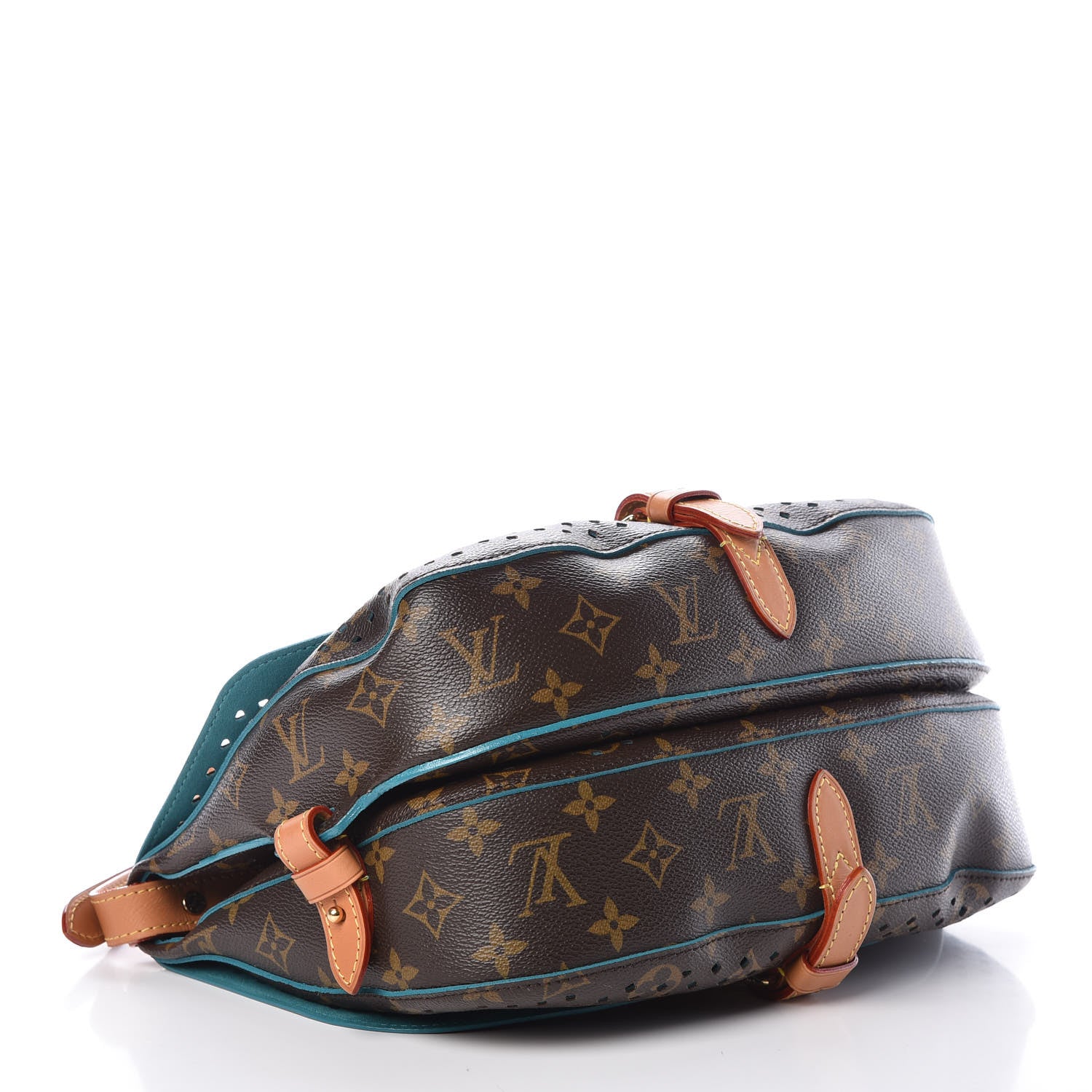 Louis Vuitton Monogram SC Flore Saumur Teal 4 of 11