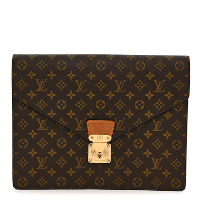 Louis Vuitton Monogram Porte-Documents Senateur Document Holder 1 of 16