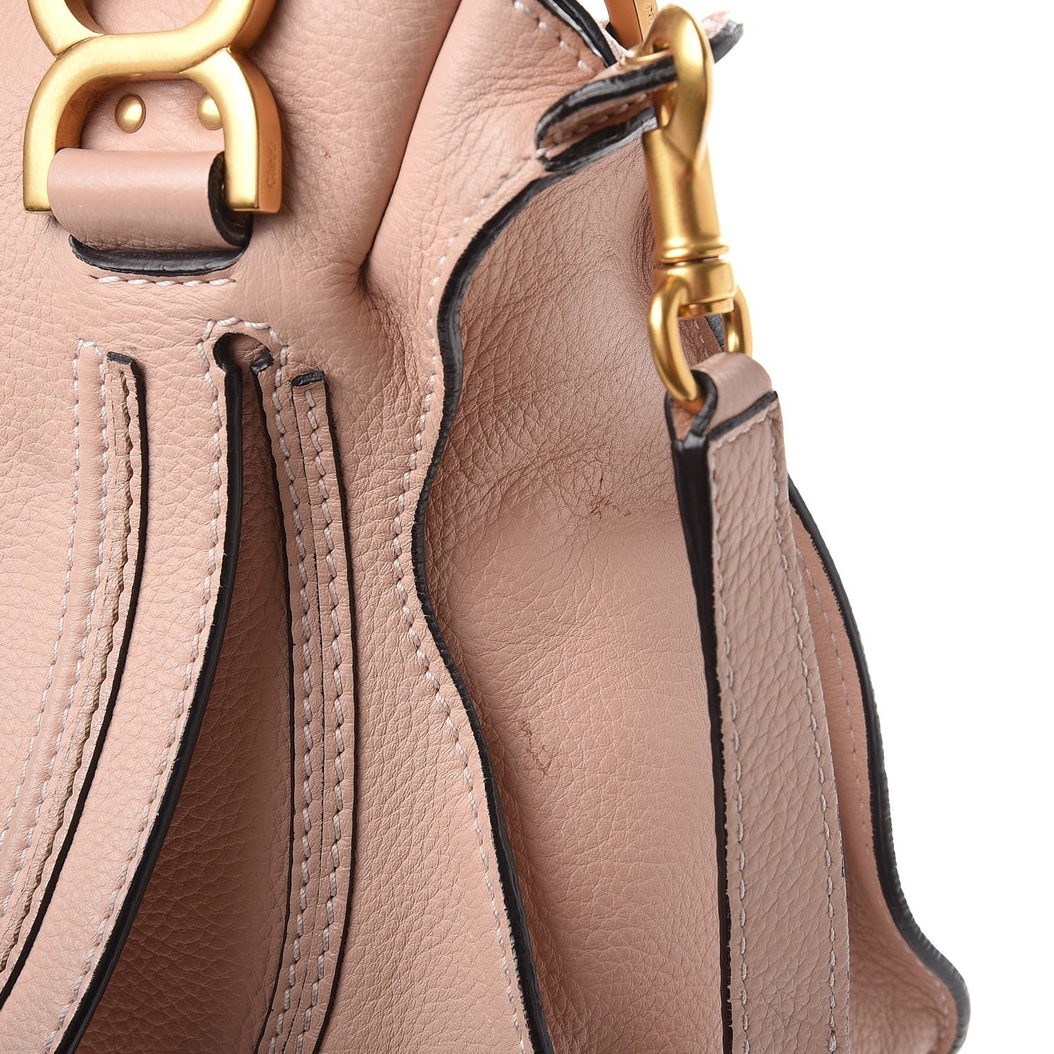 Chloe Calfskin Medium Marcie Satchel Blush Nude 11 of 13