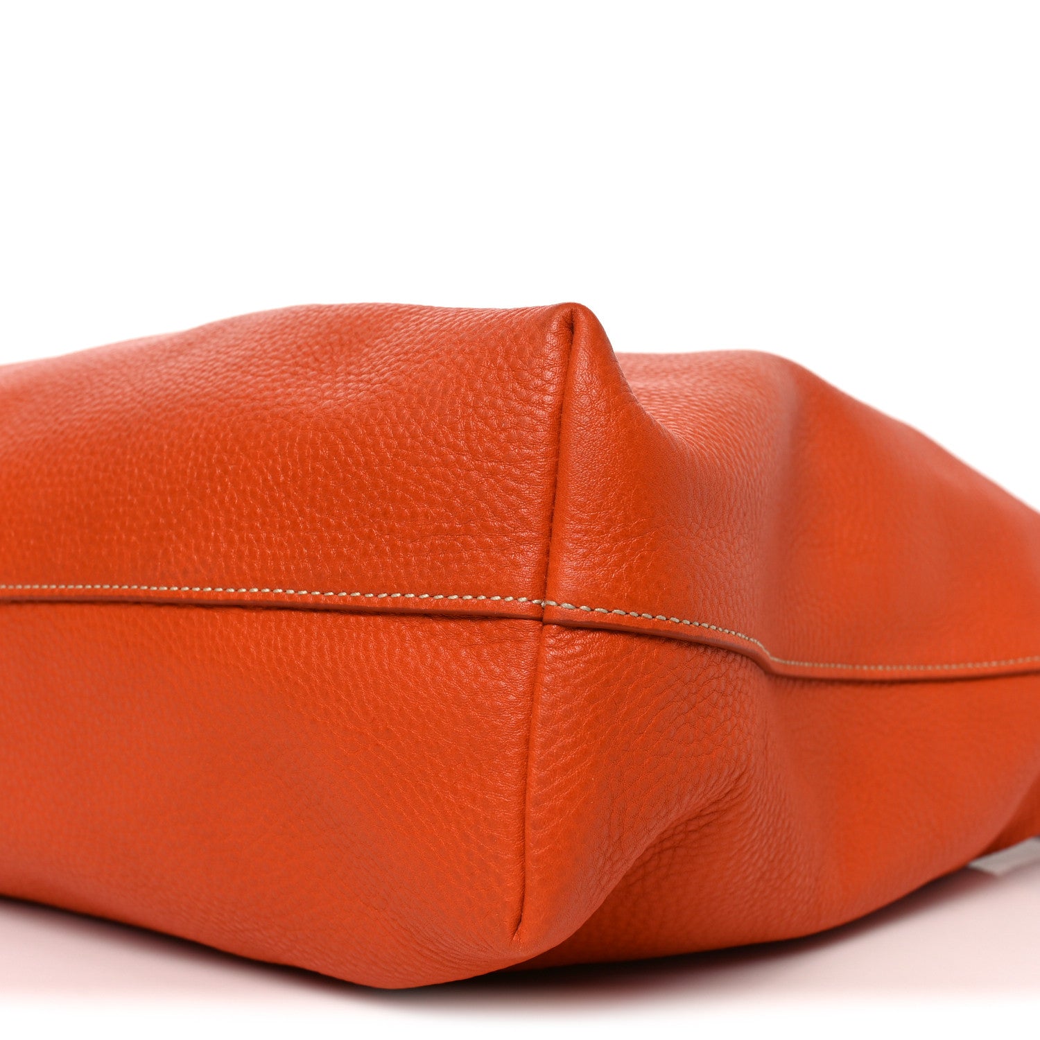Prada Vitello Daino Shopping Tote Papaya 9 of 9