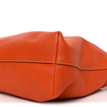 Prada Vitello Daino Shopping Tote Papaya 9 of 9