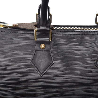 Louis Vuitton Epi Speedy 25 Black 18 of 19