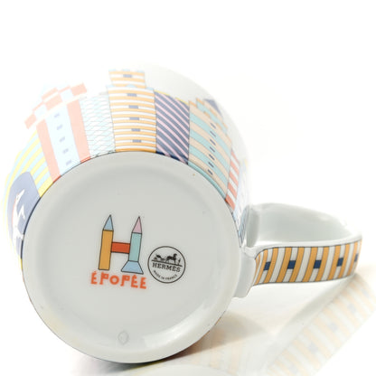 Hermes Porcelain Epopee Mug 5 of 7