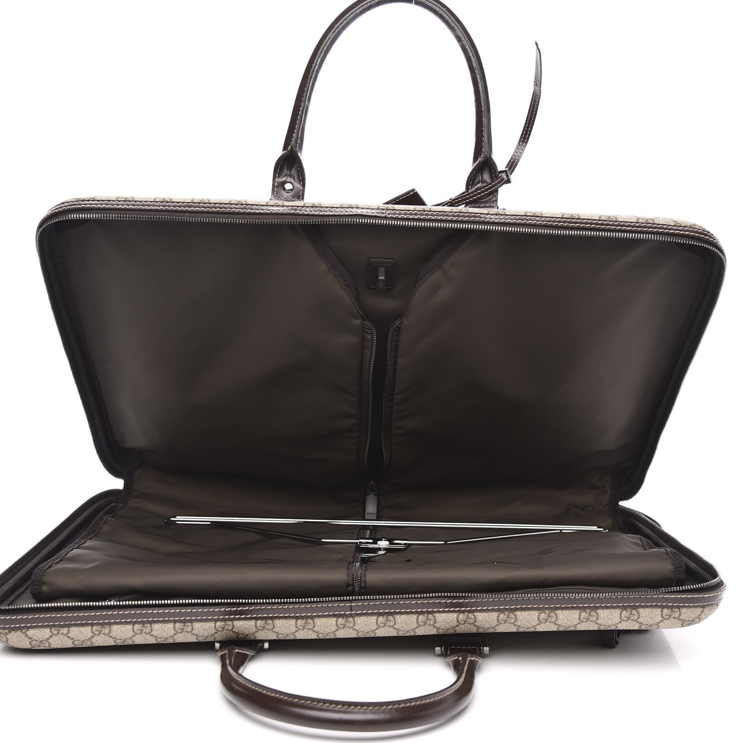 Gucci GG Supreme Monogram Interlocking G Large Garment Hard Case Travel Bag 4 of 13