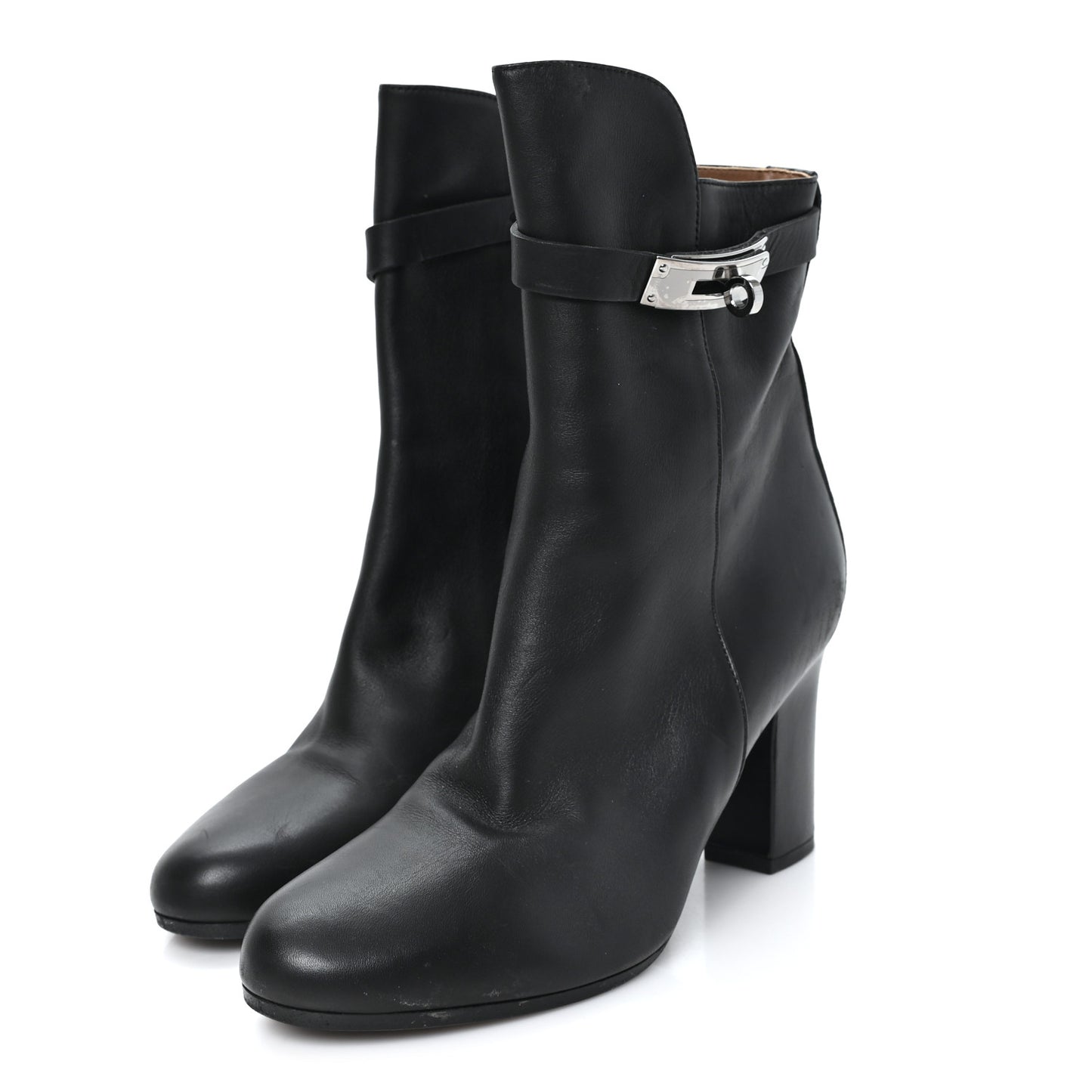 Calfskin Saint Germain Ankle Boots 37.5 Black