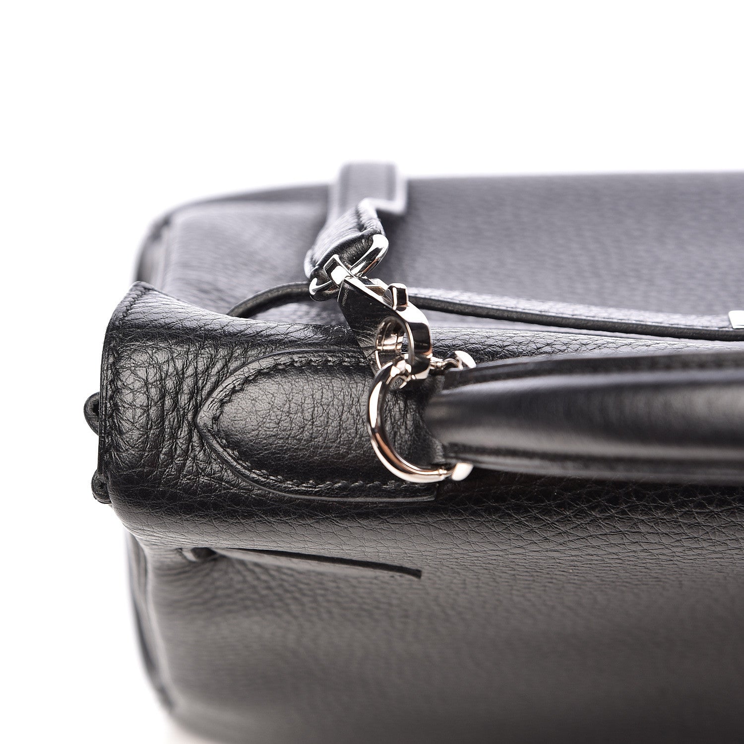 Hermes Taurillon Clemence Kelly Retourne 32 Black 12 of 37
