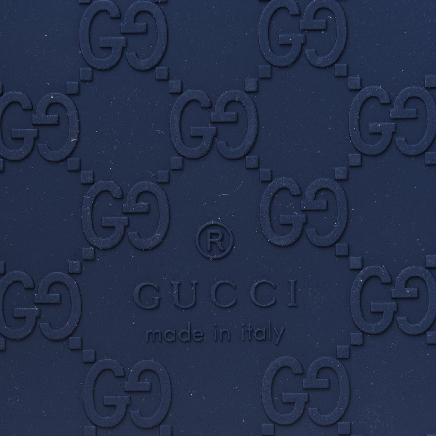Gucci Rubber Guccissima iPad Case Navy 5 of 6