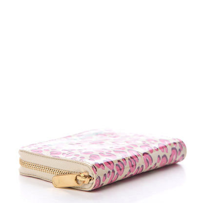 Louis Vuitton Vernis Leopard Zippy Coin Purse Blanc Corail 4 of 6