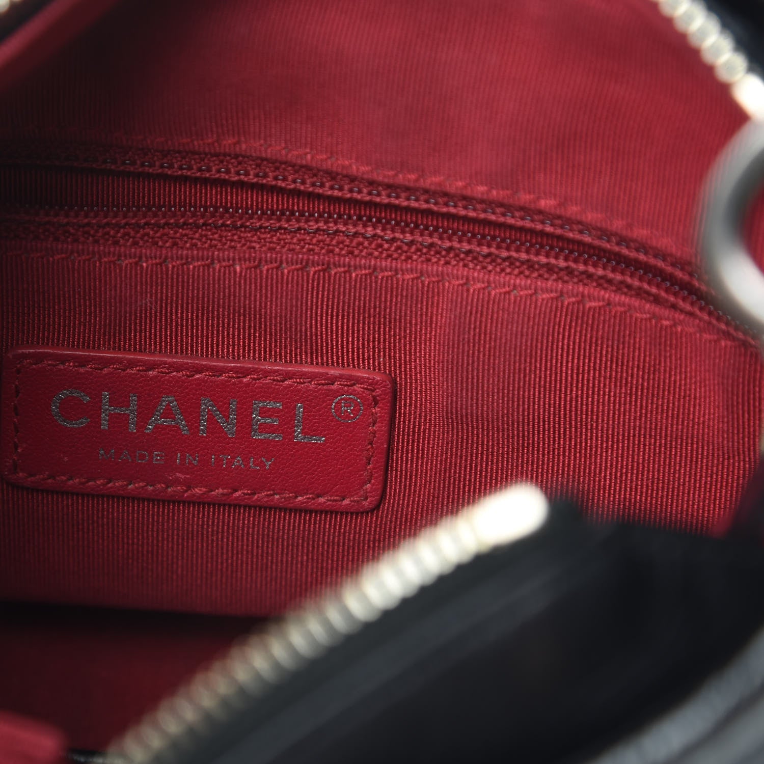 Chanel Aged Calfskin Quilted Small Gabrielle Hobo Black 6 of 14