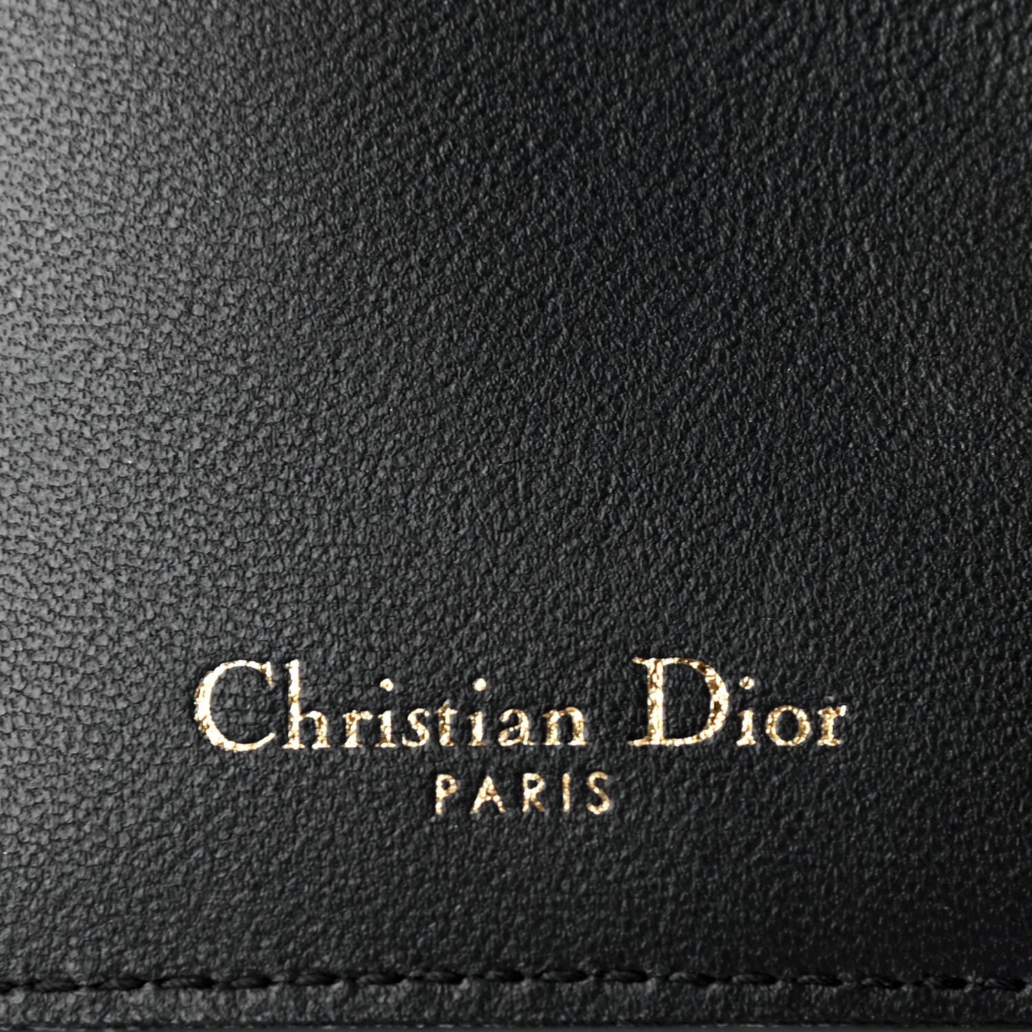 Christian Dior Metallic Patent Micro-Cannage Diorama Medium Wallet Champagne 6 of 10