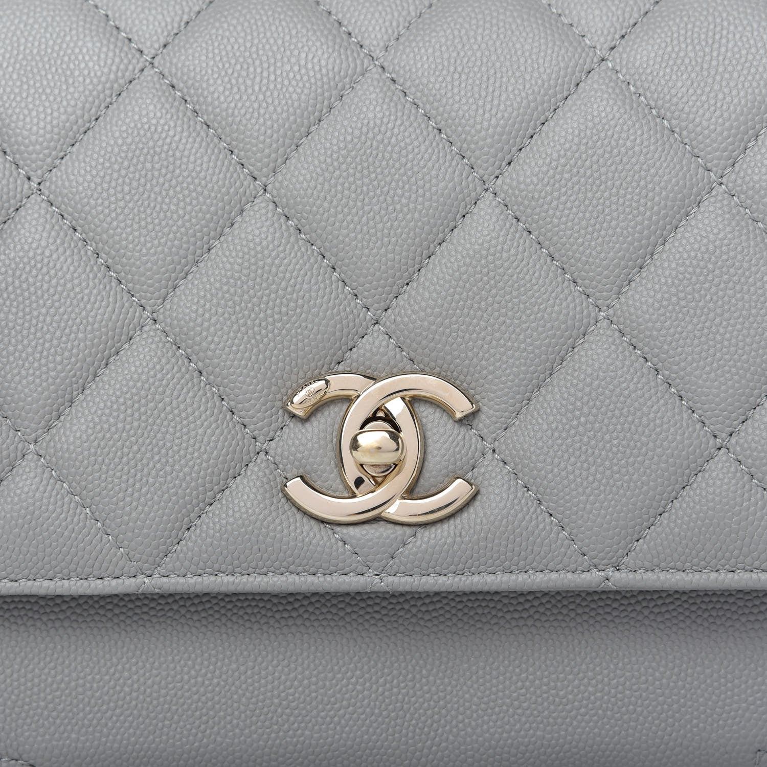 Chanel Caviar Quilted Small Business Affinity Flap Grey 10 of 10