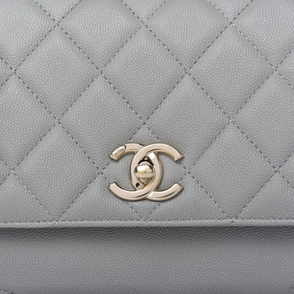 Chanel Caviar Quilted Small Business Affinity Flap Grey 10 of 10
