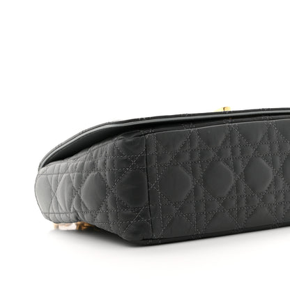 Christian Dior Lambskin Cannage Medium Caro Bag Grey Stone 8 of 9