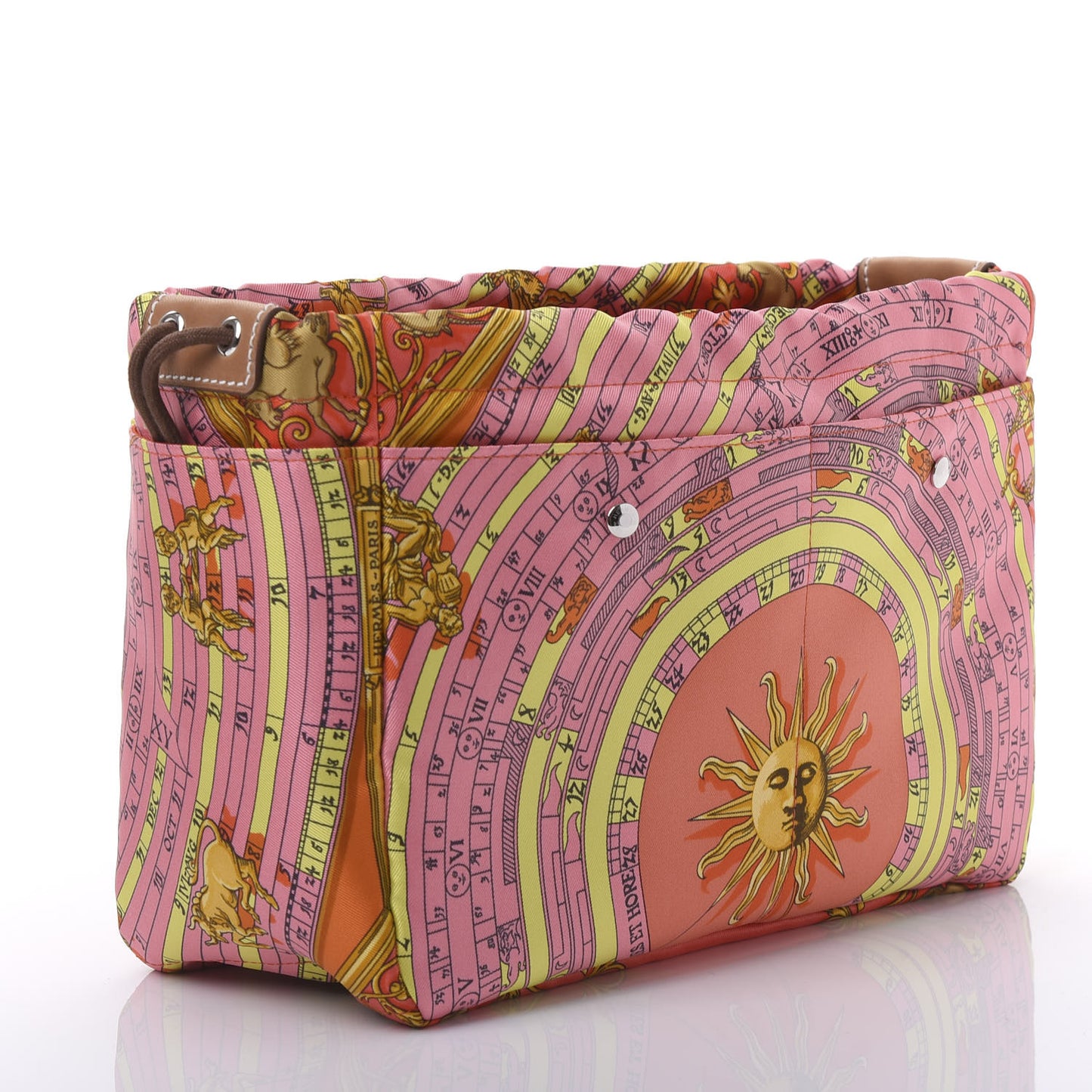 Silk Barenia Astrologie Fourbi 25 MM Pouch Pink Fauve