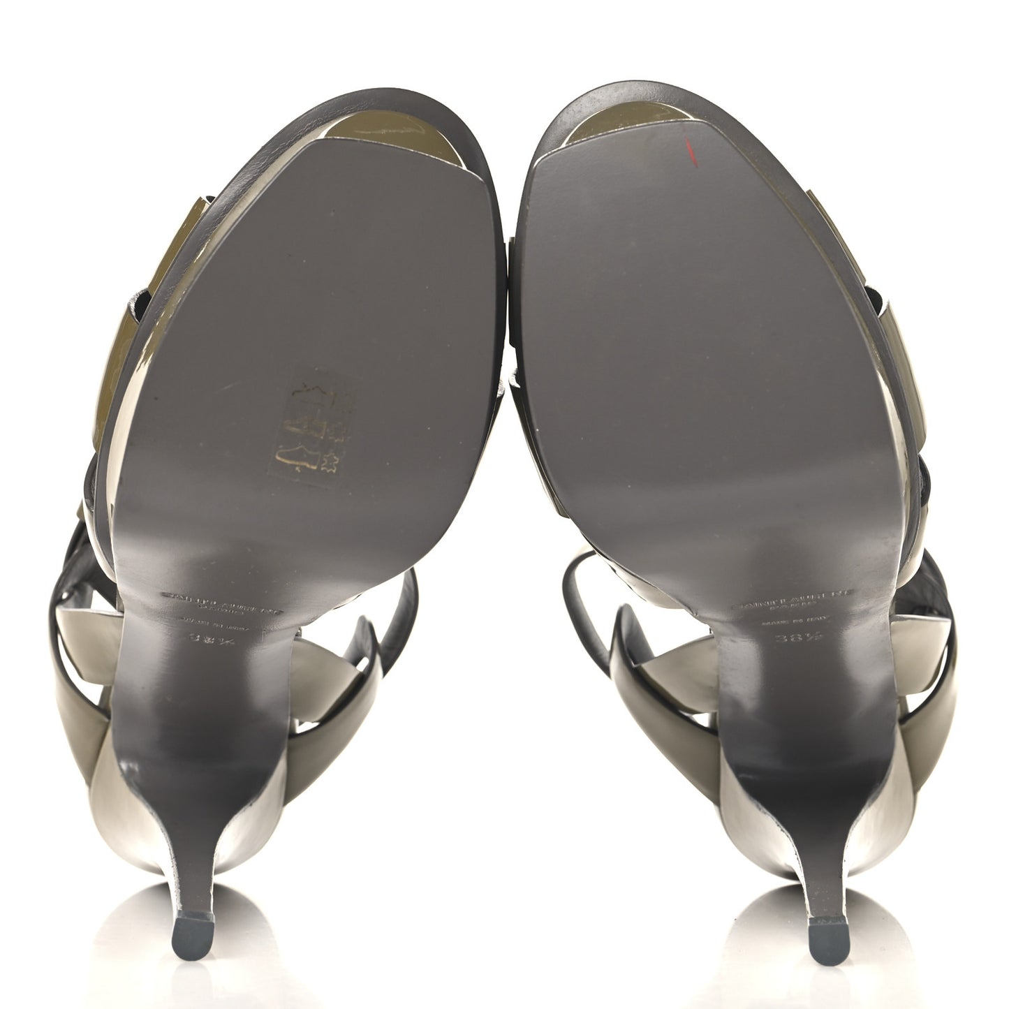 Patent Tribute 105 Platform Sandals 38.5 Fog