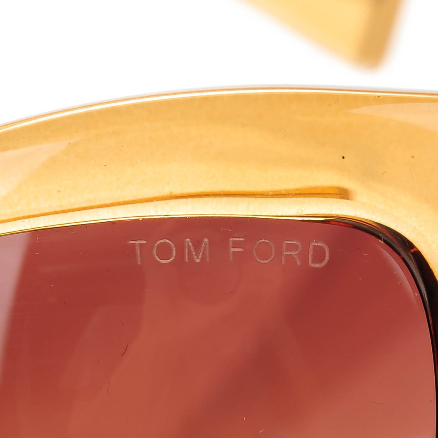 Daphne Oversized Sunglasses FT0219 Gold Translucent