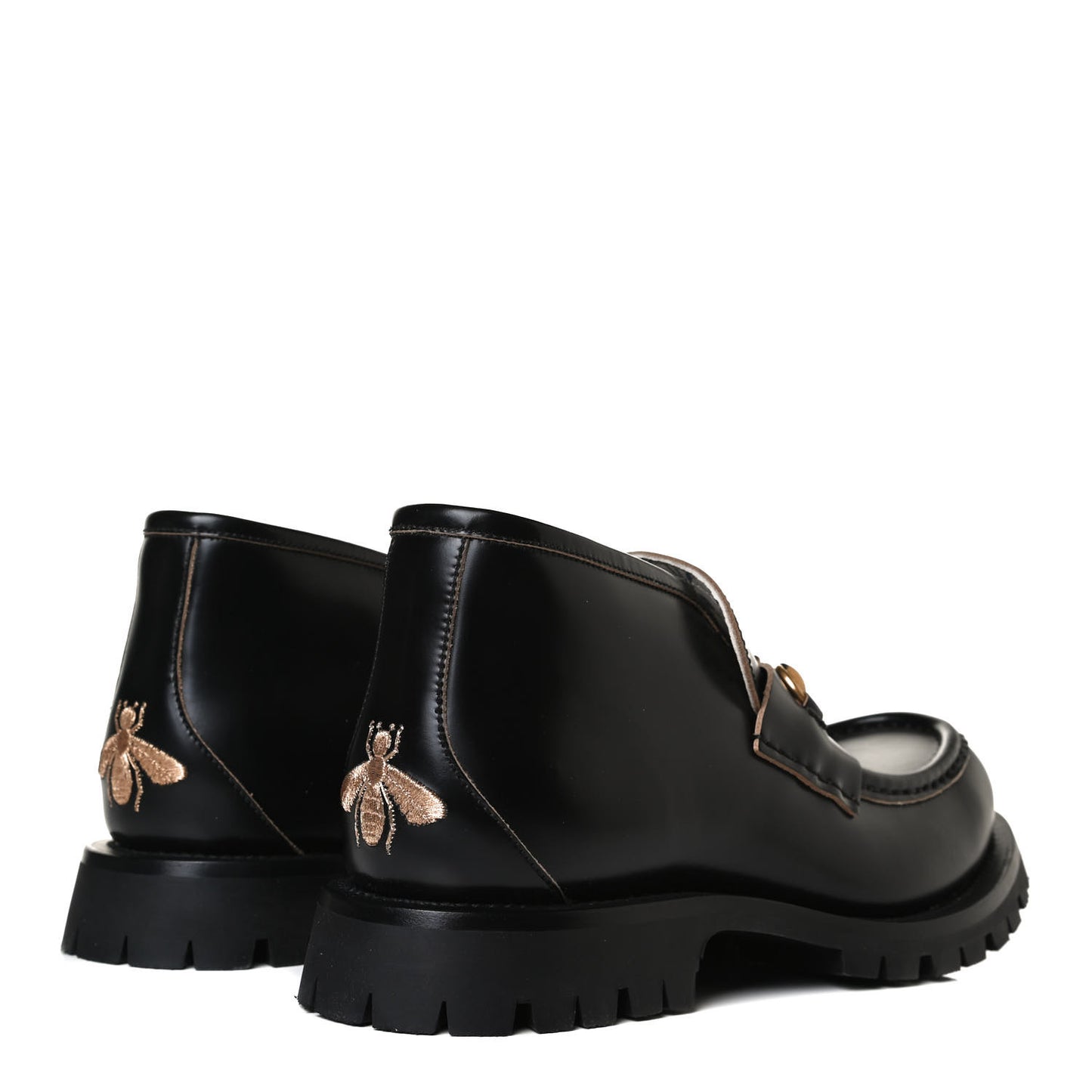 Cordovan Lux Mens Harald Horsebit Ankle Boots 9 Black