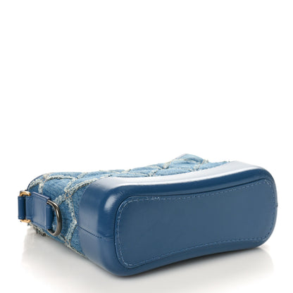 Chanel Denim Calfskin Small Gabrielle Hobo Blue 4 of 10