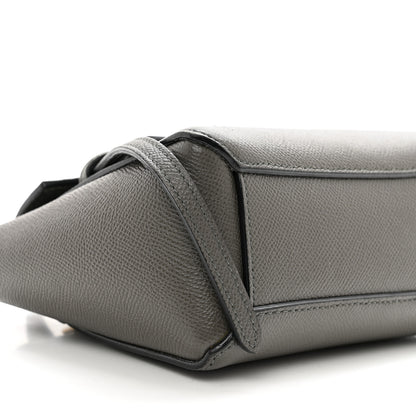 Celine Grained Calfskin Pico Belt Bag Grey 8 of 11