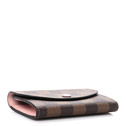 Louis Vuitton Damier Ebene Rosalie Coin Purse Rose Ballerine 4 of 7