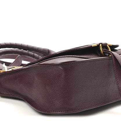 Chloe Calfskin Small Marcie Satchel Dimness Purple 8 of 9