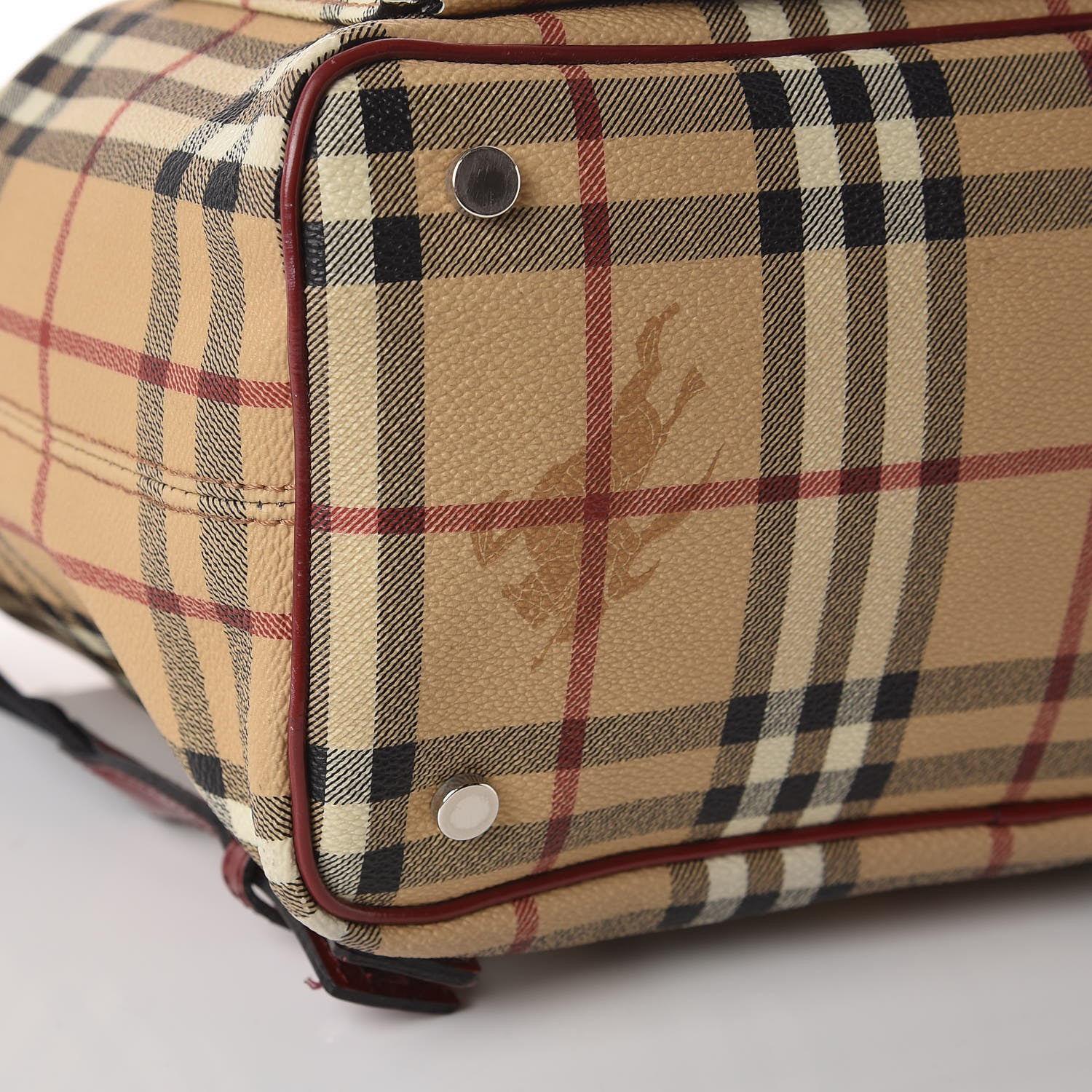 Burberry Haymarket Check Backpack 9 of 10