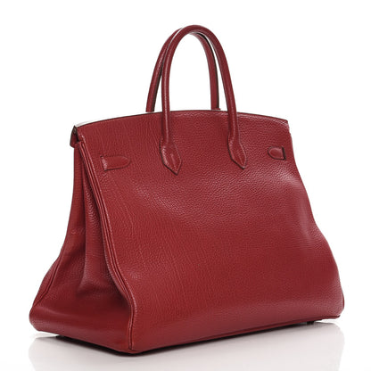 Hermes Fjord Birkin 40 Rouge 3 of 32