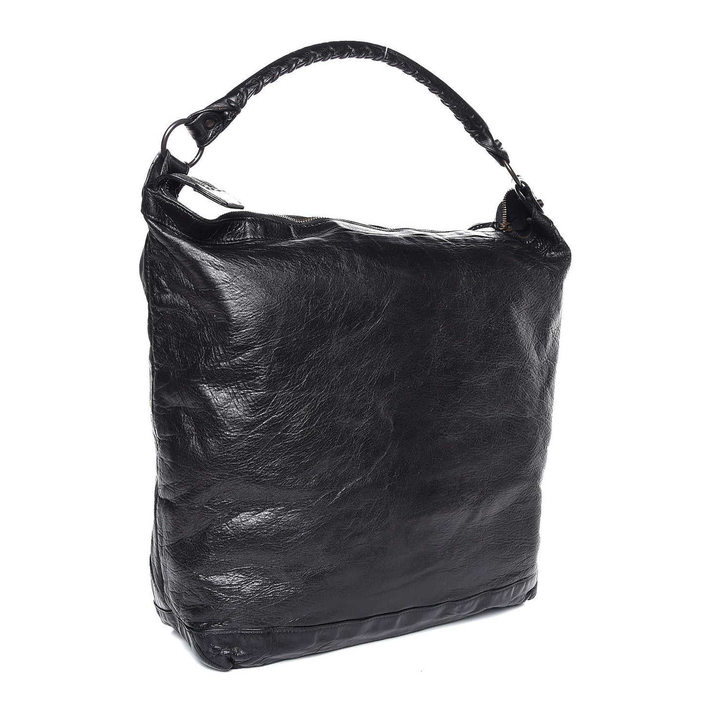 Chevre Classic Hardware Day Hobo Black