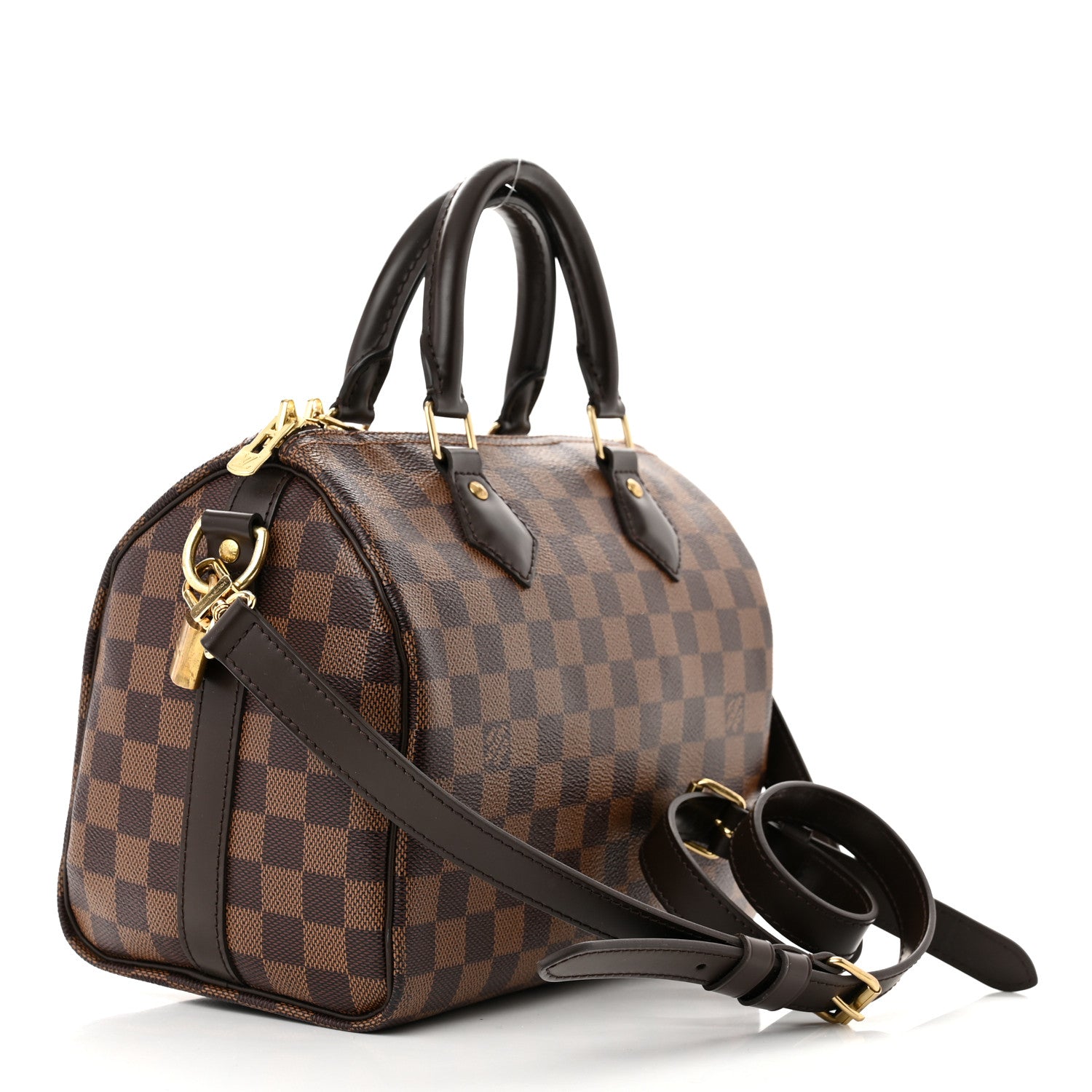 Louis Vuitton Damier Ebene Speedy Bandouliere 25 3 of 10