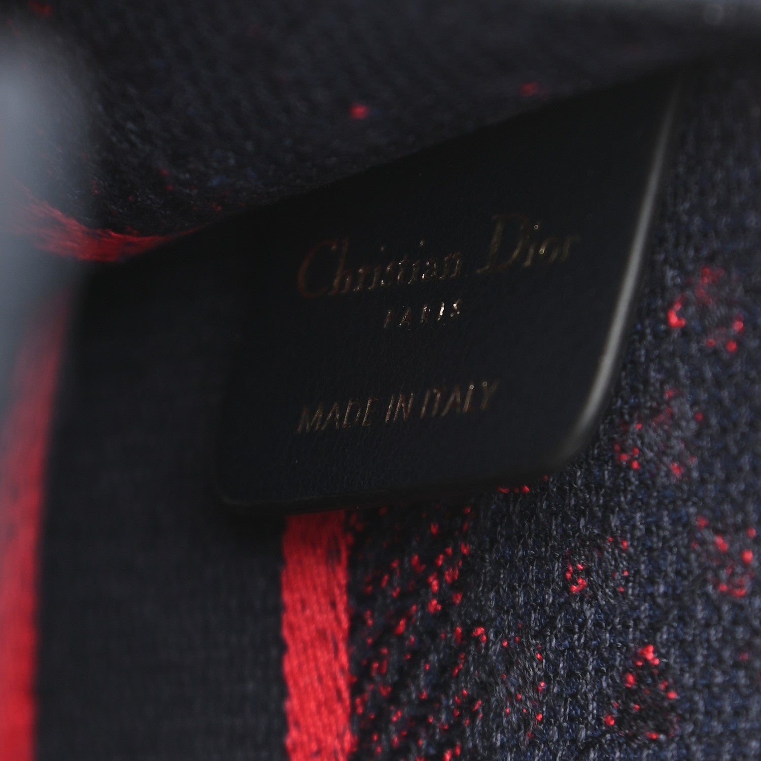 Christian Dior Canvas Embroidered Pop Heart I Love Paris Mini Book Tote Red Multicolor 6 of 9