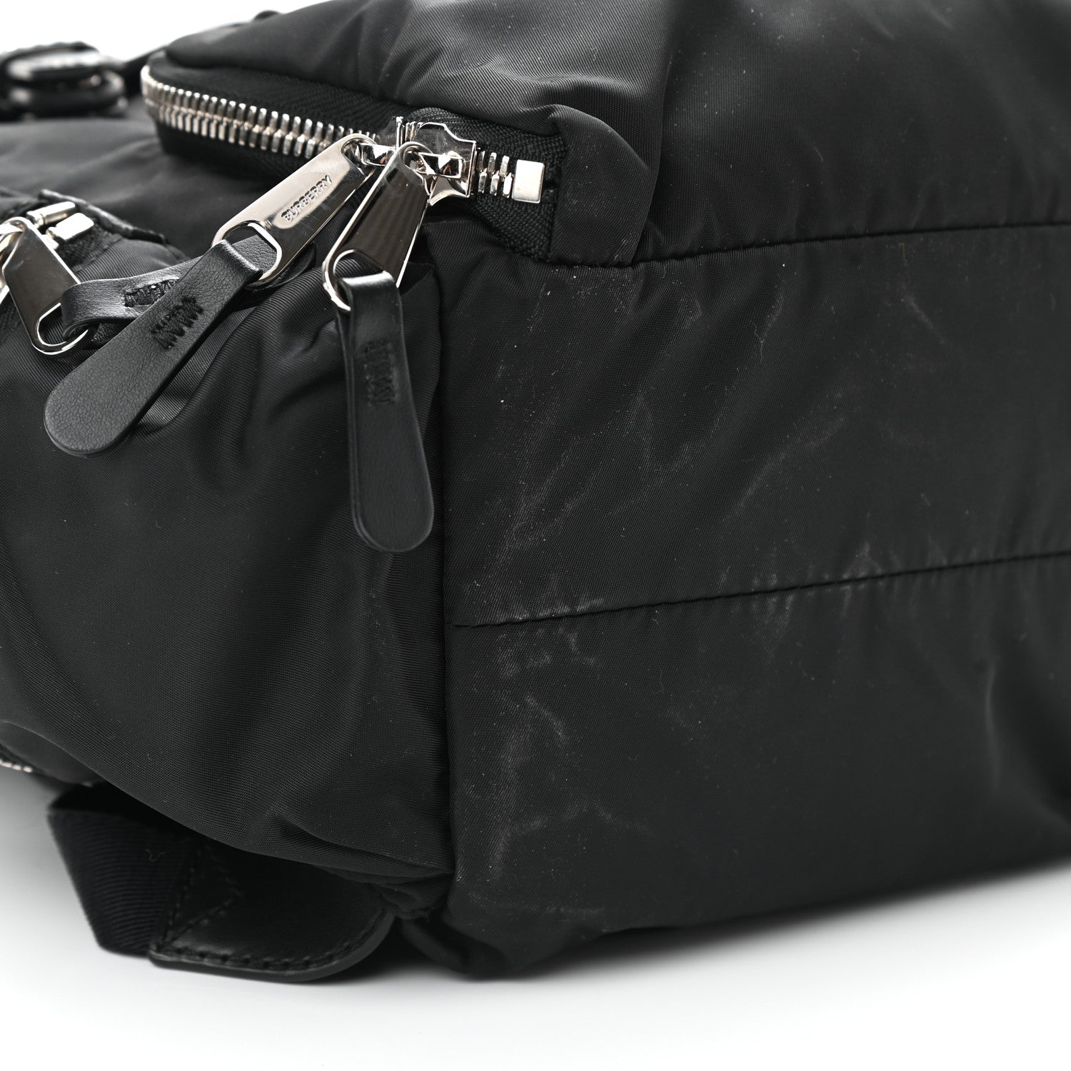 Burberry Nylon Logo Print Medium Rucksack Backpack Black 8 of 11