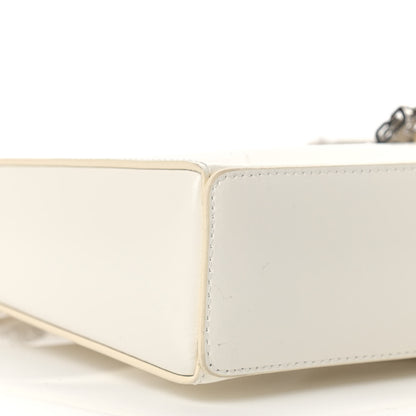Givenchy Box Calfskin Small Cut Out Shoulder Bag Ivory 8 of 11