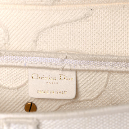Christian Dior Canvas Embroidered Camouflage Saddle Bag White 11 of 28