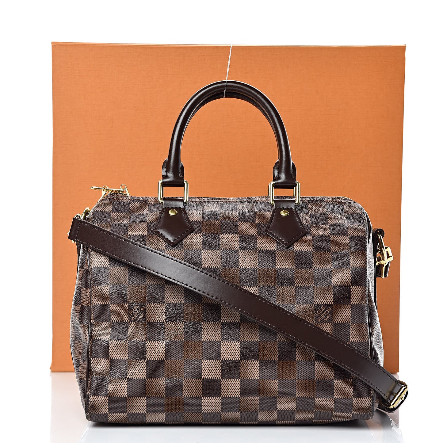 Damier Ebene Speedy Bandouliere 25