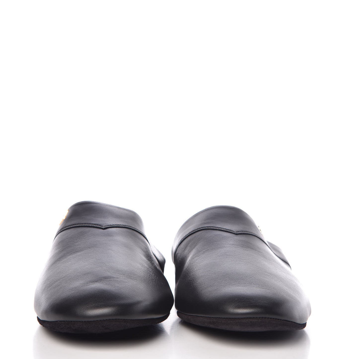 X SUPREME Lambskin Mens Hugh Slippers 6 Black