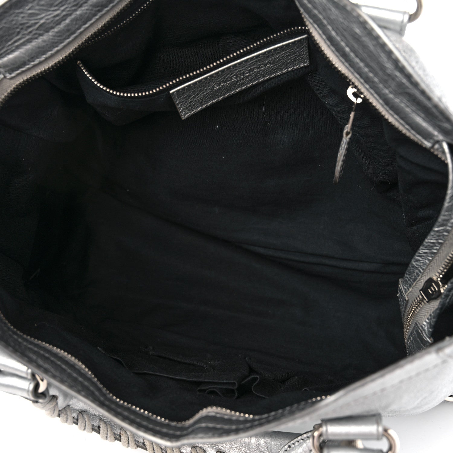 Balenciaga Metallic Agneau Giant 12 Silver Hardware City Gris Aluminum 6 of 11
