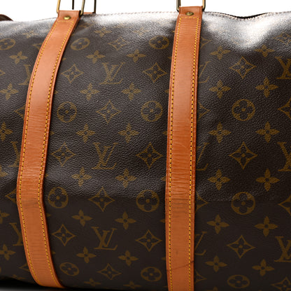 Louis Vuitton Monogram Keepall Bandouliere 55 15 of 22