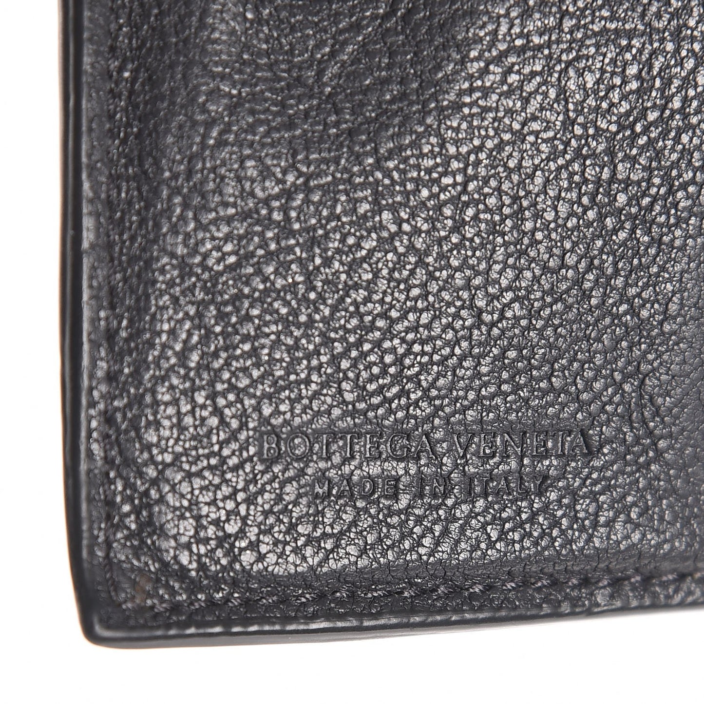 Nappa Intrecciato Bi-Fold Wallet Grey