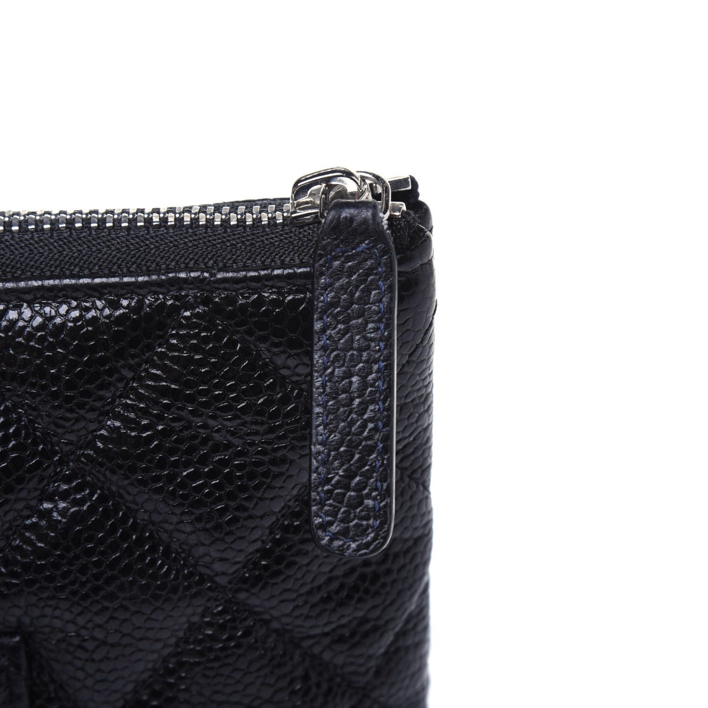 Caviar Quilted Medium Cosmetic Case So Black
