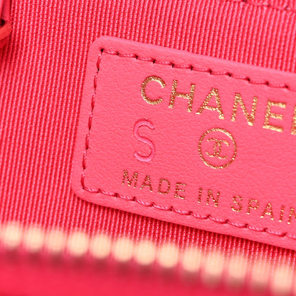 Chanel Patent Quilted Key Holder Case Pink 8 of 9