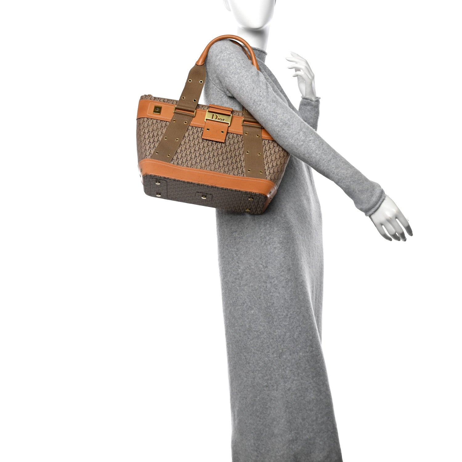 Christian Dior Monogram Street Chic Shopper Tote Beige 2 of 14