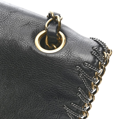 Chanel Calfskin Chain CC Byzance Flap Black 11 of 14
